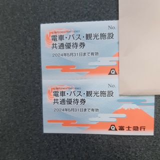 富士急行　株主優待　共通優待券2枚セット(その他)