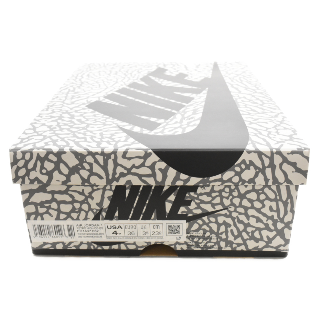 NIKE(ナイキ)のNIKE ナイキ AIR JORDAN 1 HIGH OG White Cement エアジョーダン1 ハイ OG ホワイト セメント ハイカットスニーカー グレー/ホワイト US4Y/23cm FD1437-052 レディースの靴/シューズ(スニーカー)の商品写真