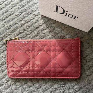 クリスチャンディオール(Christian Dior)のディオール　カード　コインケース　ピンク(コインケース)