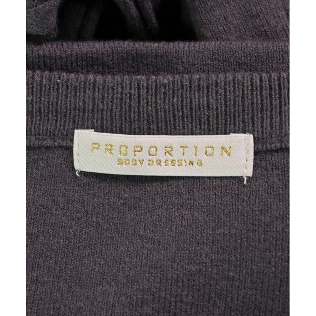 PROPORTION BODY DRESSING(プロポーションボディドレッシング)のPROPORTION BODY DRESSING ワンピース S 紫 【古着】【中古】 レディースのワンピース(ひざ丈ワンピース)の商品写真