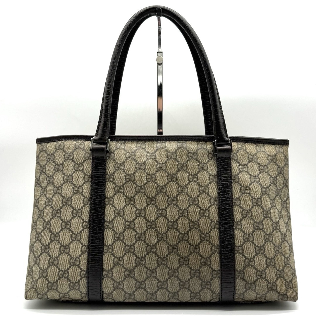 Gucci(グッチ)の✨美品✨グッチ トートバッグ GGスプリーム A4可能 大容量 PVC レザー レディースのバッグ(トートバッグ)の商品写真