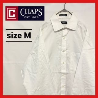 チャップス(CHAPS)の90s 古着 チャップス 長袖シャツ 白シャツ トップス M (シャツ)