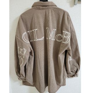 セシルマクビー(CECIL McBEE)のコーデュロイ  アウター シャツ モカ セシルマクビー ロゴ(その他)