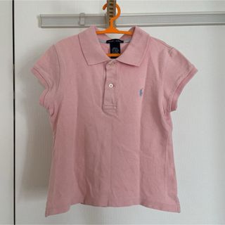 ラルフローレン(Ralph Lauren)のラルフローレン 女の子ピンク半袖ポロシャツ120 キッズ(Tシャツ/カットソー)