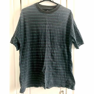 ステューシー(STUSSY)のStussy  ステューシー Tシャツ L ブルー 青 トライバル(Tシャツ/カットソー(半袖/袖なし))