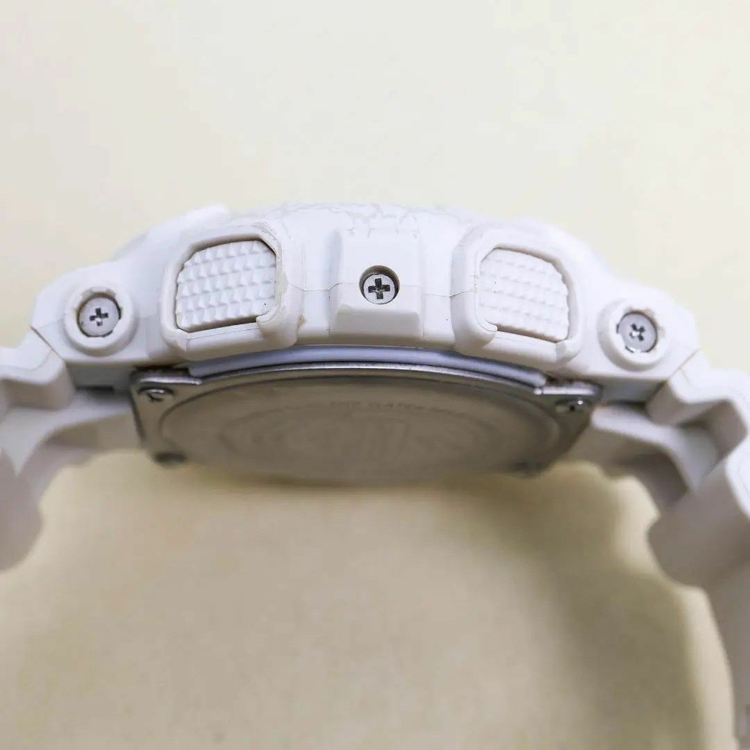 G-SHOCK(ジーショック)の◆希少 稼働 G-SHOCK 腕時計 クラックドパターン ホワイト メンズ h メンズの時計(腕時計(デジタル))の商品写真