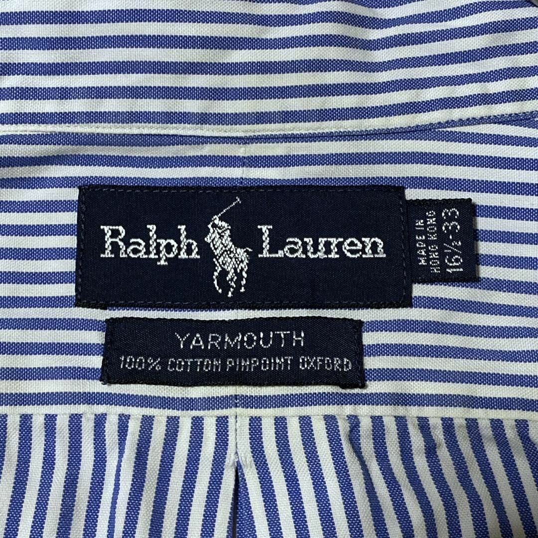 Ralph Lauren(ラルフローレン)のラルフローレン BD長袖シャツ ストライプ オックスフォード ポニー刺繍b21 メンズのトップス(シャツ)の商品写真