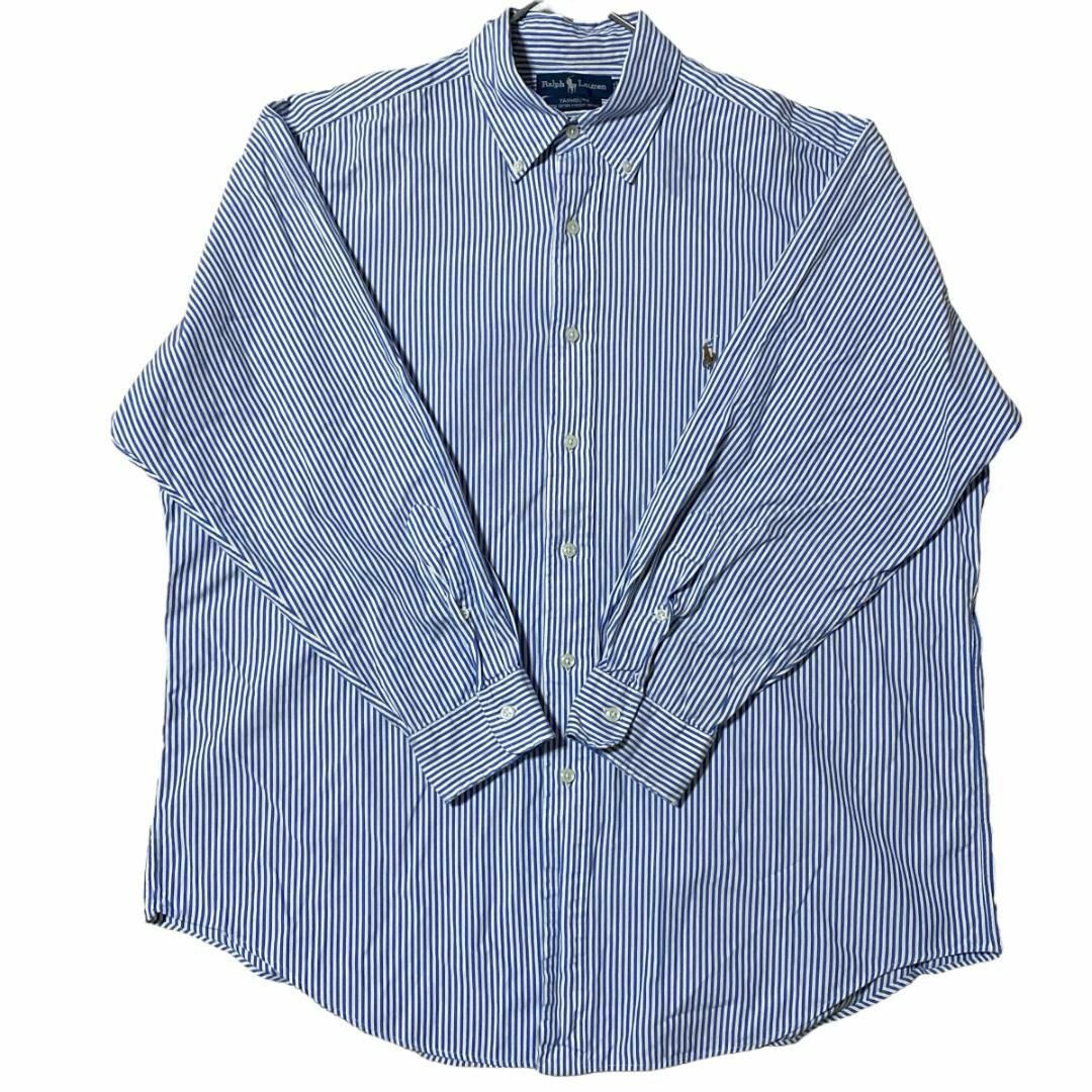 Ralph Lauren(ラルフローレン)のラルフローレン BD長袖シャツ ストライプ オックスフォード ポニー刺繍b21 メンズのトップス(シャツ)の商品写真