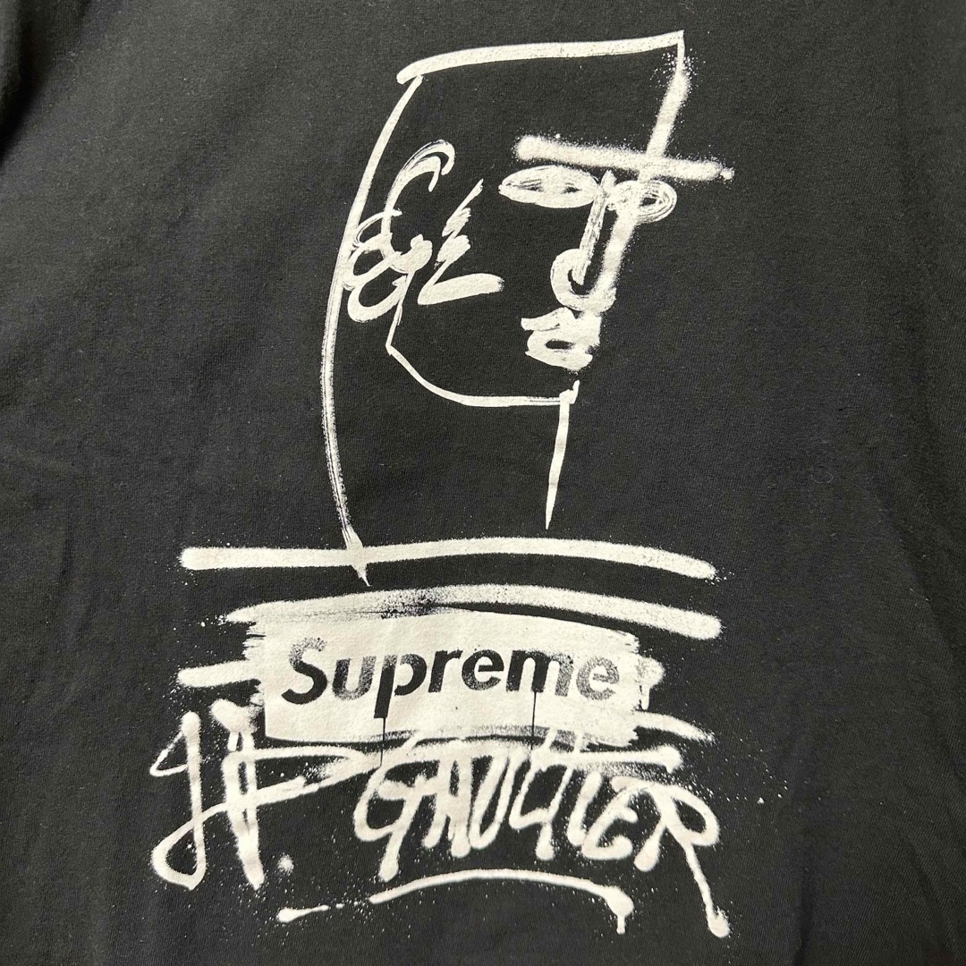 Supreme(シュプリーム)の【美品！】 シュプリーム × ジャン ポール ゴルチエ Tシャツ 黒色 Sサイズ メンズのトップス(Tシャツ/カットソー(半袖/袖なし))の商品写真