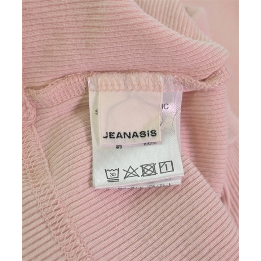 JEANASIS(ジーナシス)のJEANASIS ジーナシス Tシャツ・カットソー F ピンク 【古着】【中古】 レディースのトップス(カットソー(半袖/袖なし))の商品写真