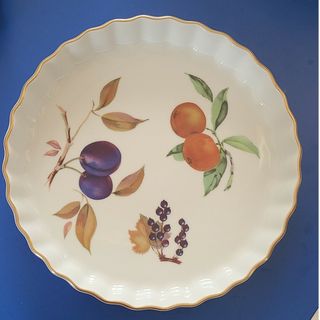 Royal Worcester - ロイヤルウースター　イブシャムゴールド パイ皿 タルト皿　大