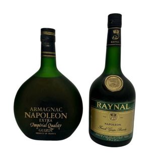 ブランデー2本セット RAYNAL NAPOLEON 700ml 40度 ARMAGNAC NAPOLEON EXTRA 700ml 40度 【未開栓】 52404K182(ブランデー)