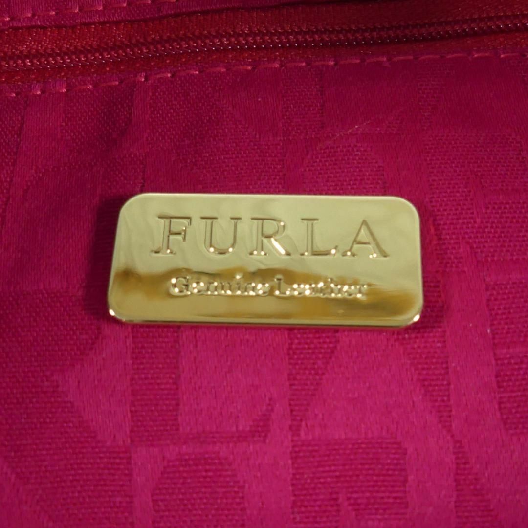 Furla(フルラ)のFURLA フルラ ハンドバッグ 本革 レザー レディース 赤 NR3775 レディースのバッグ(ハンドバッグ)の商品写真