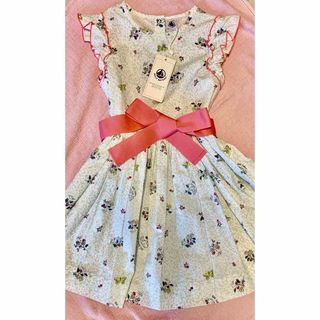 PETIT BATEAU - 【新品タグ付】プチバトー  ワンピース　花柄　4a