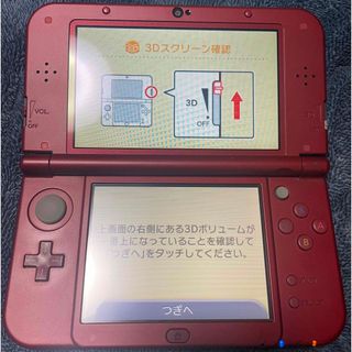 ニンテンドウ(任天堂)のNintendo 3DS NEW ニンテンドー 本体 LL メタリックレッド(携帯用ゲーム機本体)