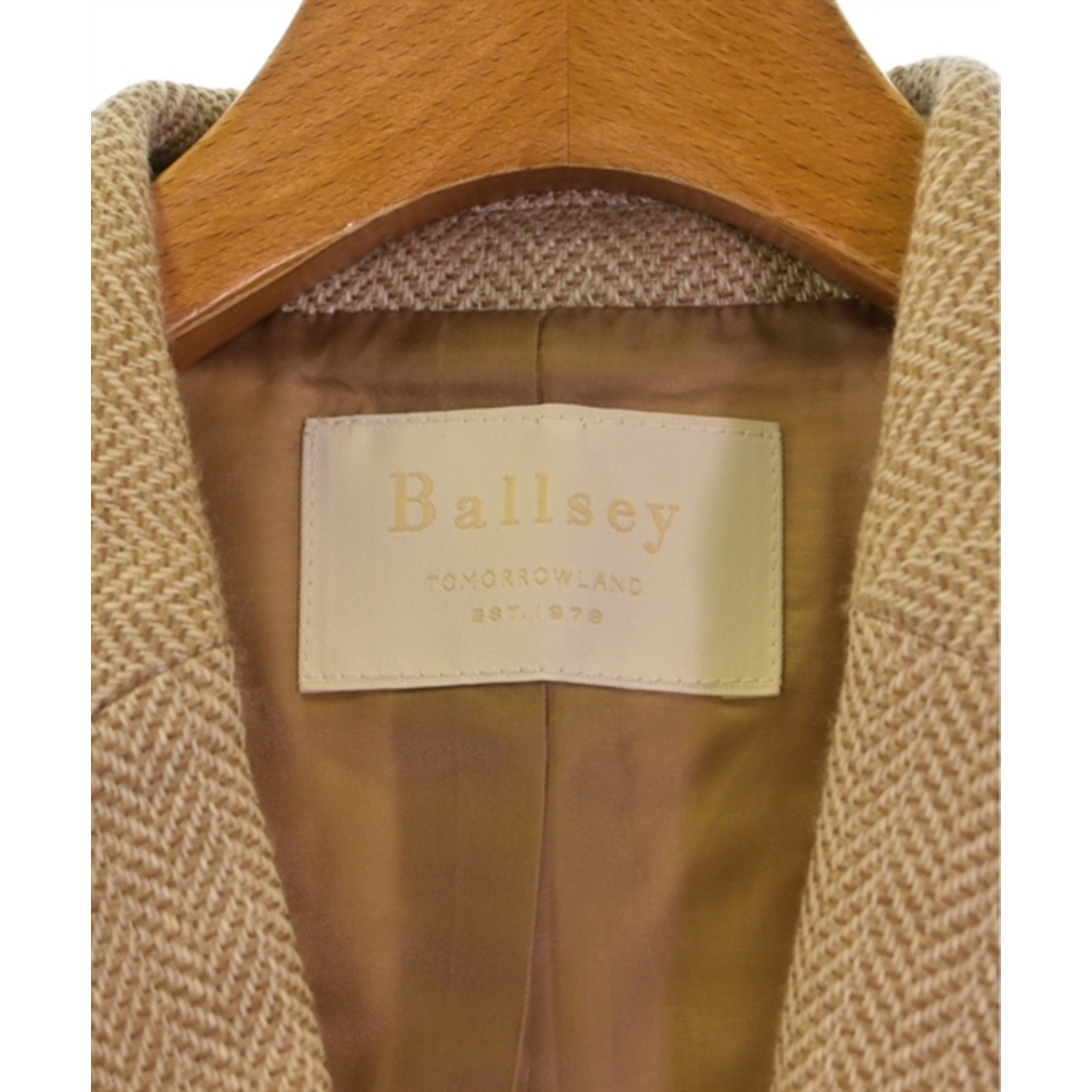 Ballsey(ボールジィ)のBallsey ボールジー カジュアルジャケット 36(M位) ベージュ 【古着】【中古】 レディースのジャケット/アウター(テーラードジャケット)の商品写真