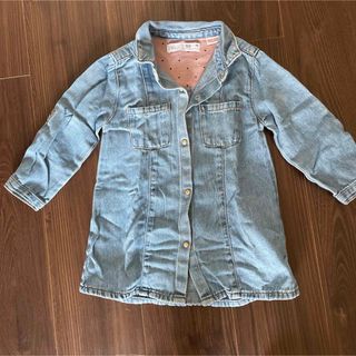 ザラキッズ(ZARA KIDS)のZARA baby  デニムワンピース(ワンピース)