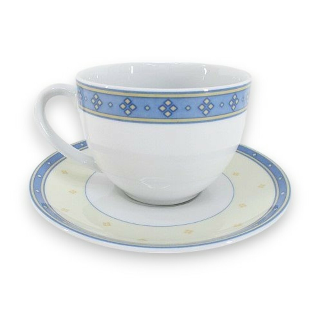 WEDGWOOD(ウェッジウッド)のウェッジウッド カプリ テラッツォ ティーカップ&ソーサー 白 ブランド食器 インテリア/住まい/日用品のキッチン/食器(食器)の商品写真