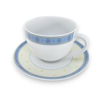 ウェッジウッド(WEDGWOOD)のウェッジウッド カプリ テラッツォ ティーカップ&ソーサー 白 ブランド食器(食器)