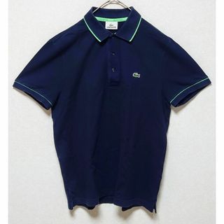 LACOSTE - ラコステ　ワンポイント刺繍ロゴ　ポロシャツ