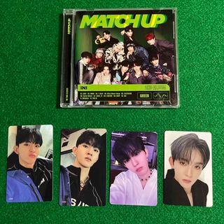 INI - INI アルバム MATCH UP GREEN 田島将吾 トレカ ブルー レッド