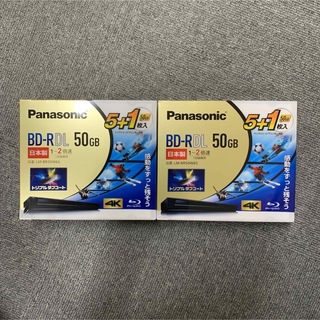 パナソニック(Panasonic)の2個Panasonic 録画用2倍速 ブルーレイディスク LM-BR50W6S(その他)
