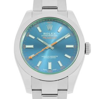 ロレックス(ROLEX)のロレックス ミルガウス Zブルー 116400GV ブルー ランダム番 メンズ 中古 腕時計(腕時計(アナログ))