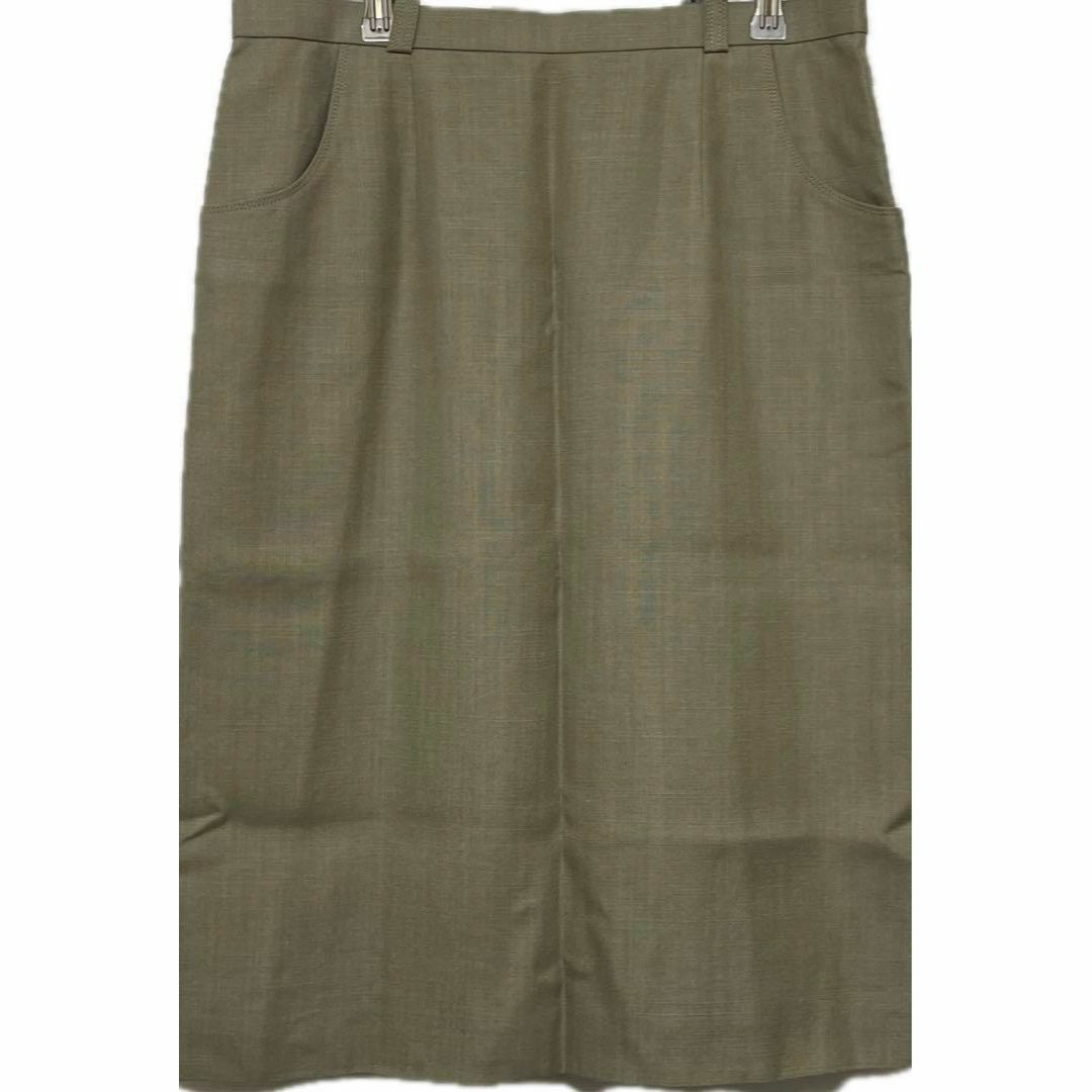leilian(レリアン)のLeilian レリアン スカート ベージュ 15 麻 大き目 ゆったり レディースのスカート(ひざ丈スカート)の商品写真
