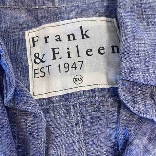 フランクアンドアイリーン(Frank&Eileen)のフランクアンドアイリーン リネン シャツ ブルー XXS(シャツ/ブラウス(長袖/七分))