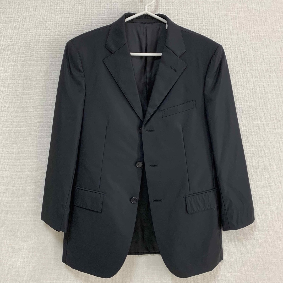 BURBERRY BLACK LABEL(バーバリーブラックレーベル)の【美品】 バーバリー スーツ ジャケット 無地 M ノバチェック 上着 替え メンズのスーツ(スーツジャケット)の商品写真