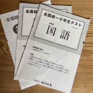 全国統一小学生テスト　3年生　おまけ付き(語学/参考書)