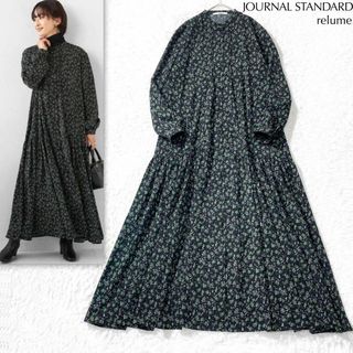 JOURNAL STANDARD relume - 【美品】ジャーナルスタンダードレリューム ボタニカル シャツワンピース 羽織り