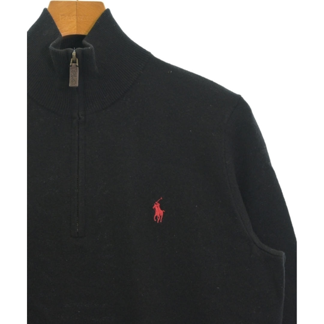 POLO RALPH LAUREN(ポロラルフローレン)のPolo Ralph Lauren ポロラルフローレン ニット・セーター S 黒 【古着】【中古】 メンズのトップス(ニット/セーター)の商品写真