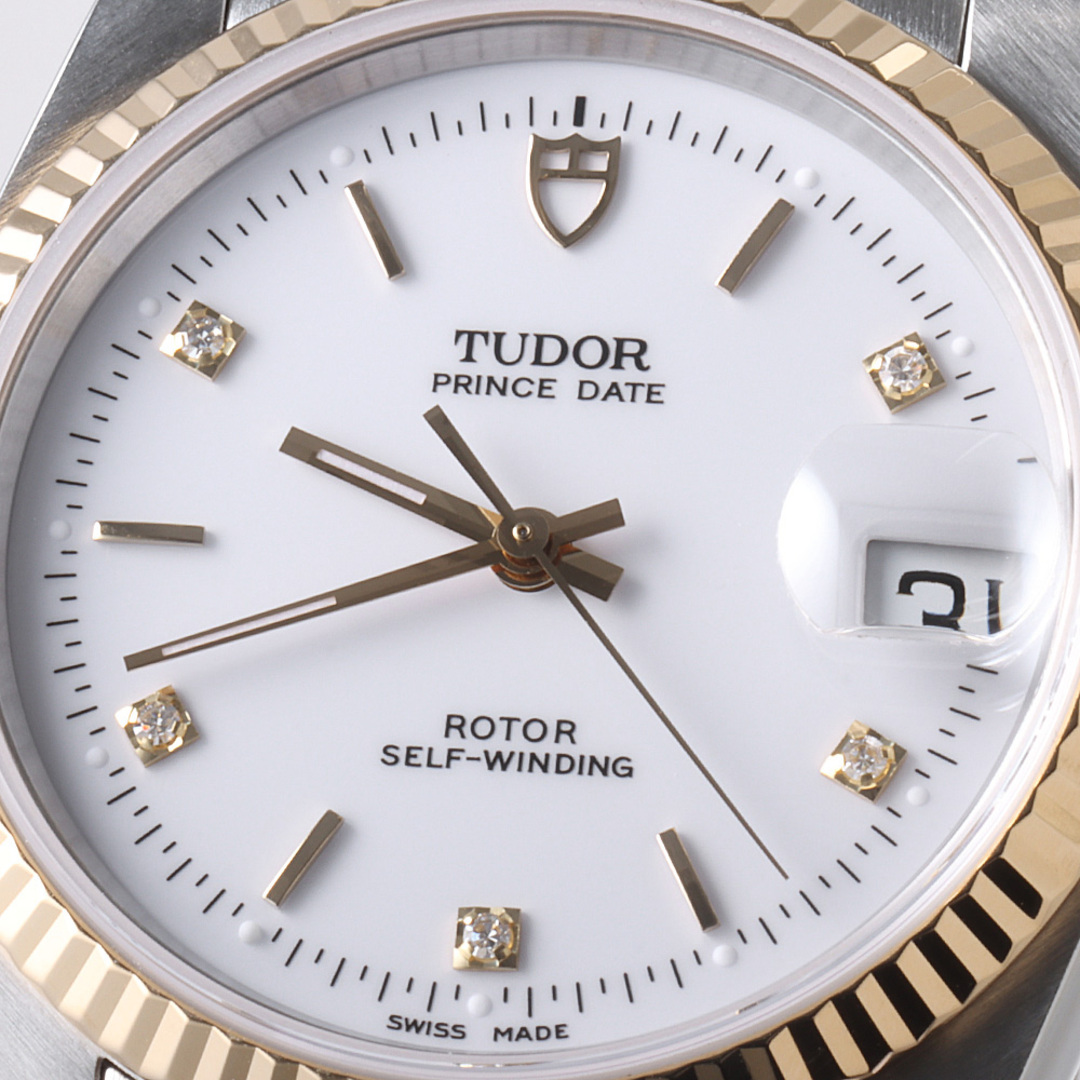 Tudor(チュードル)のチューダー プリンスデイト 74033 メンズ 中古 腕時計 メンズの時計(腕時計(アナログ))の商品写真