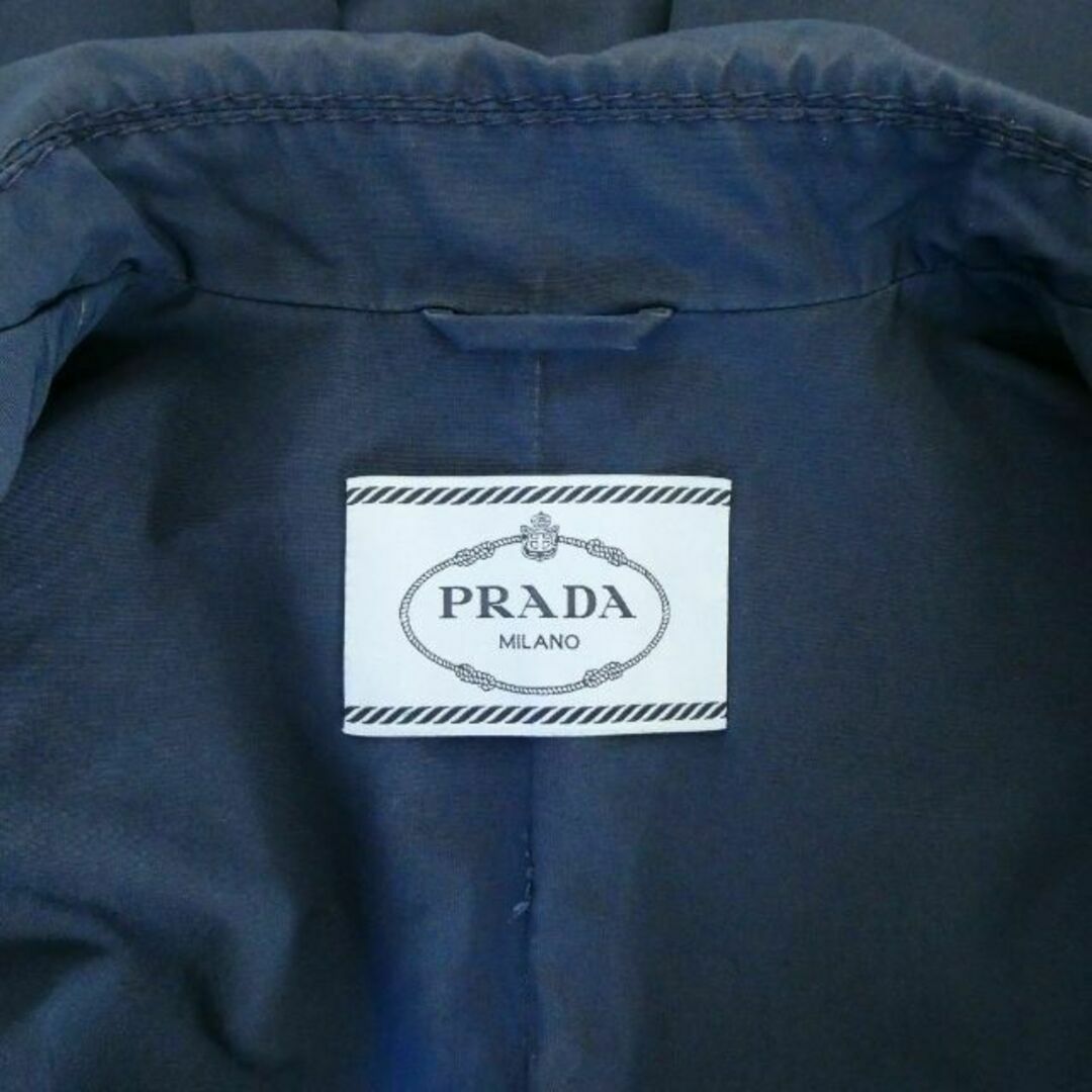 PRADA(プラダ)の良品 プラダ ロング丈 ダブルブレスト チェスターコート ロングコート レディースのジャケット/アウター(チェスターコート)の商品写真