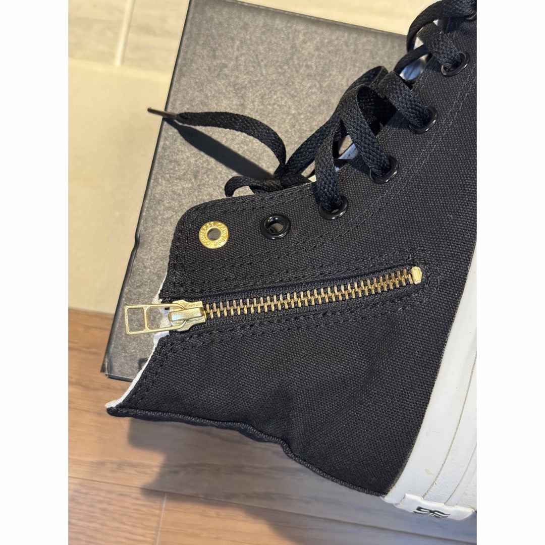 CONVERSE(コンバース)の⭐️極美品⭐️コンバースオールスター　スニーカー　ブラック　24cm レディースの靴/シューズ(スニーカー)の商品写真