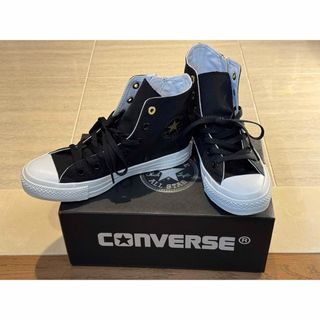 コンバース(CONVERSE)の⭐️極美品⭐️コンバースオールスター　スニーカー　ブラック　24cm(スニーカー)