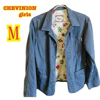 シェビニオン(CHEVIGNON)の【CHEVIGNON girls】カバーオール 綿ジャケット 花柄裏地 サイズＭ(その他)