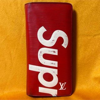 ルイヴィトン(LOUIS VUITTON)のLOUIS VUITTON & SUPREME 長財布(長財布)