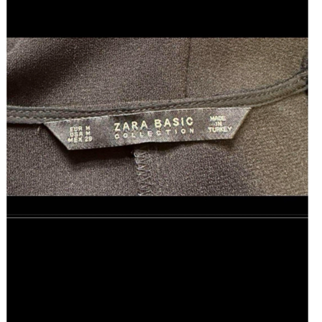 ZARA(ザラ)の【翌日発送】美品☆ザラベーシック 袖フリルレースワンピース ブラック黒 Mサイズ レディースのワンピース(ロングワンピース/マキシワンピース)の商品写真