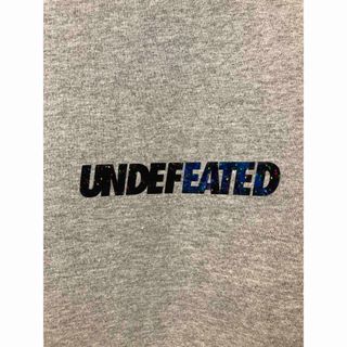 アンディフィーテッド(UNDEFEATED)のUNDEFEATED ロゴ Tシャツ グレー M(Tシャツ/カットソー(半袖/袖なし))