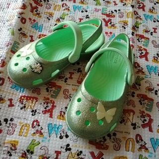 crocs - クロックス サンダル ラメ 17.5cm