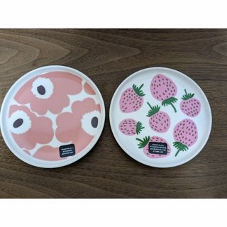 マリメッコ(marimekko)のマリメッコ　marimekko　ウニッコ　マンシッカ　ピンク　2点　新品(食器)