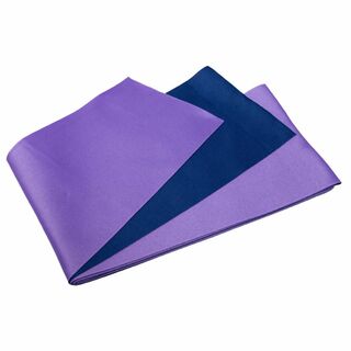 【色: 紫×濃ブルー】[KYOETSU] [キョウエツ] 帯 半幅帯 浴衣 リバ(その他)