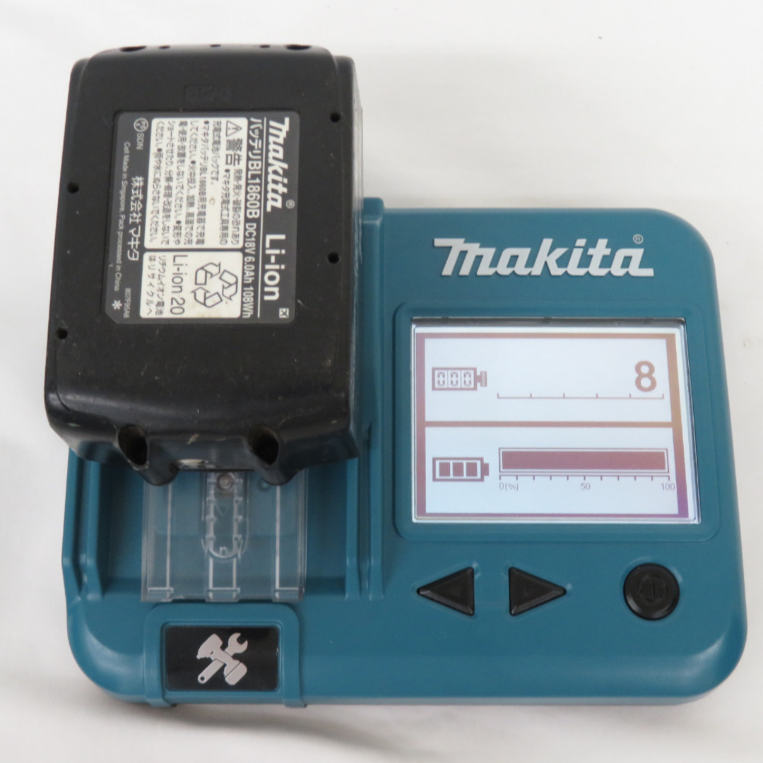 Makita(マキタ)のmakita マキタ 18V 6.0Ah 充電式レシプロソー ワンハンドタイプ ケース・充電器・バッテリ2個セット JR188DRGX 中古 自動車/バイクのバイク(工具)の商品写真