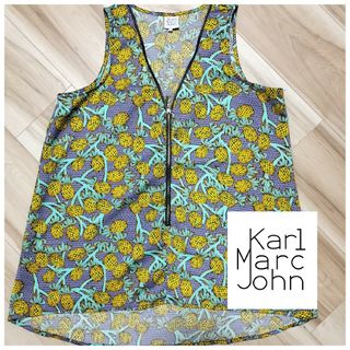 タンクトップ KarlＭarcJohn カールマークジョン 夏服  Sサイズ(タンクトップ)