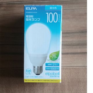 エルパ(ELPA)のエルパ(ELPA) 電球形蛍光ランプ 100W形 相当 EFA25ED／21-…(蛍光灯/電球)