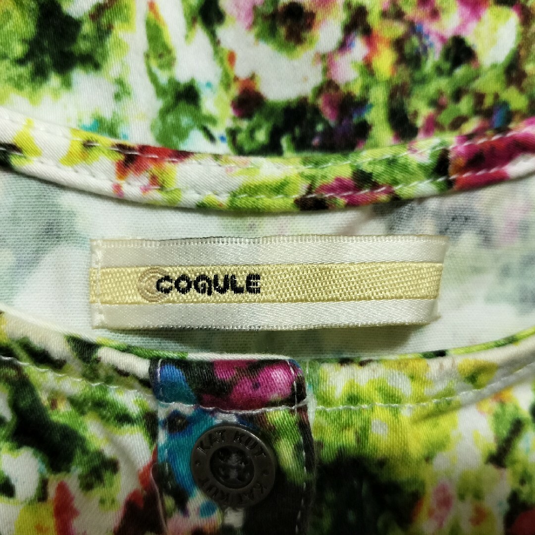 COQULE コクレ タンクトップ ワンピース 夏服 花柄 レディースのワンピース(ひざ丈ワンピース)の商品写真