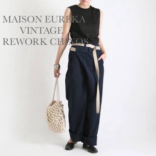 メゾンエウレカ(MAISON EUREKA)のMAISON EUREKA VINTAGE REWORK CHINOS(カジュアルパンツ)