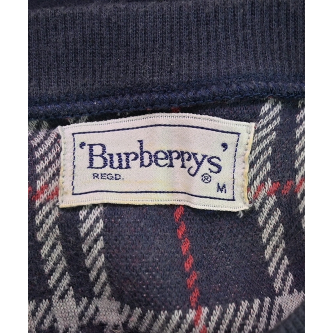 BURBERRY(バーバリー)のBURBERRY バーバリー スウェット M 紺系(チェック) 【古着】【中古】 メンズのトップス(スウェット)の商品写真